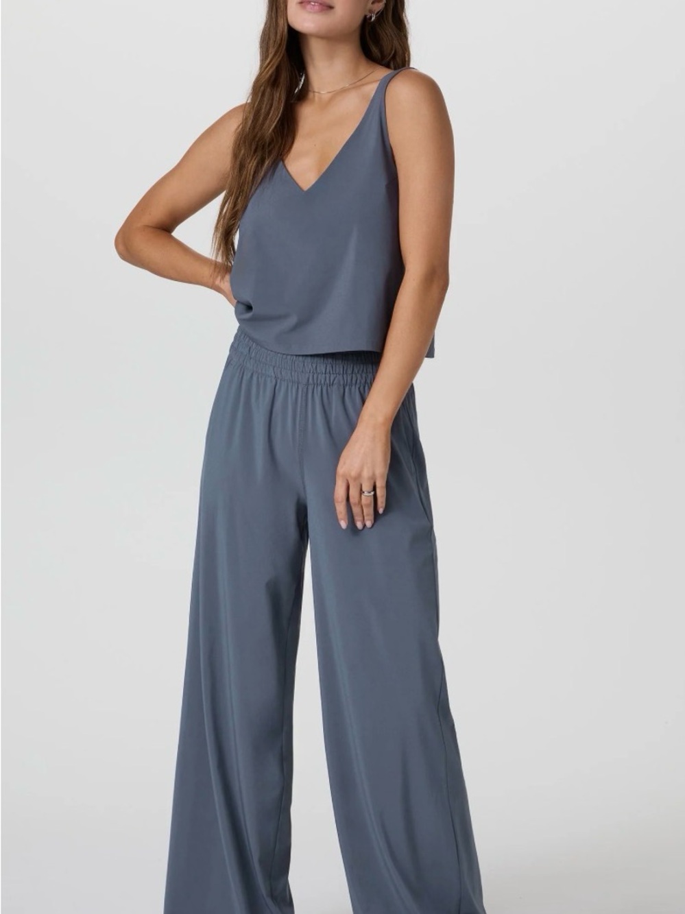 Vuori Villa Tank & Pants in Azure
